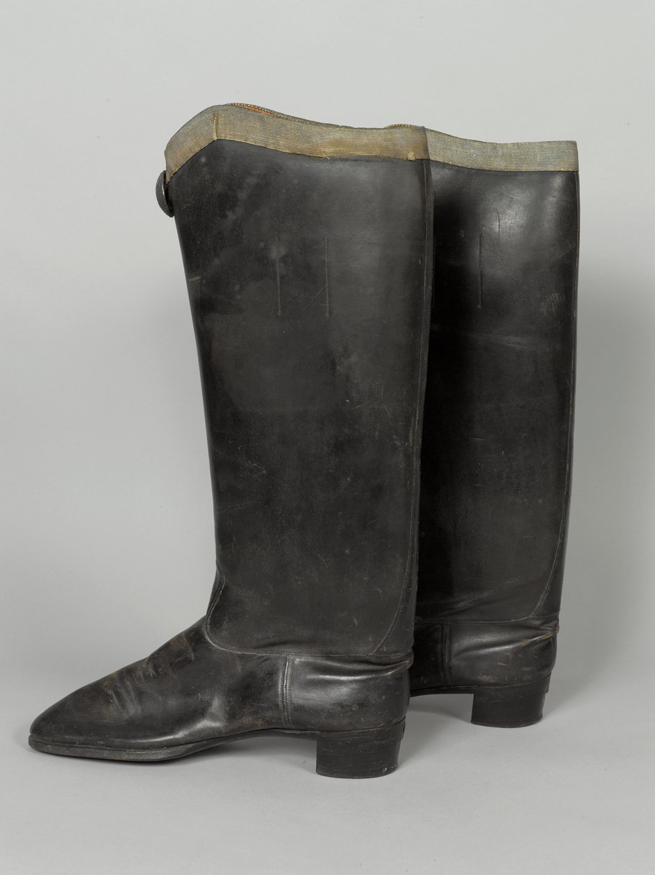 靴子，3rd von Zieten Hussars，1914 年之前，由康诺特公爵 (Duke of Connaught) 穿着（靴子） 作者 德国学校