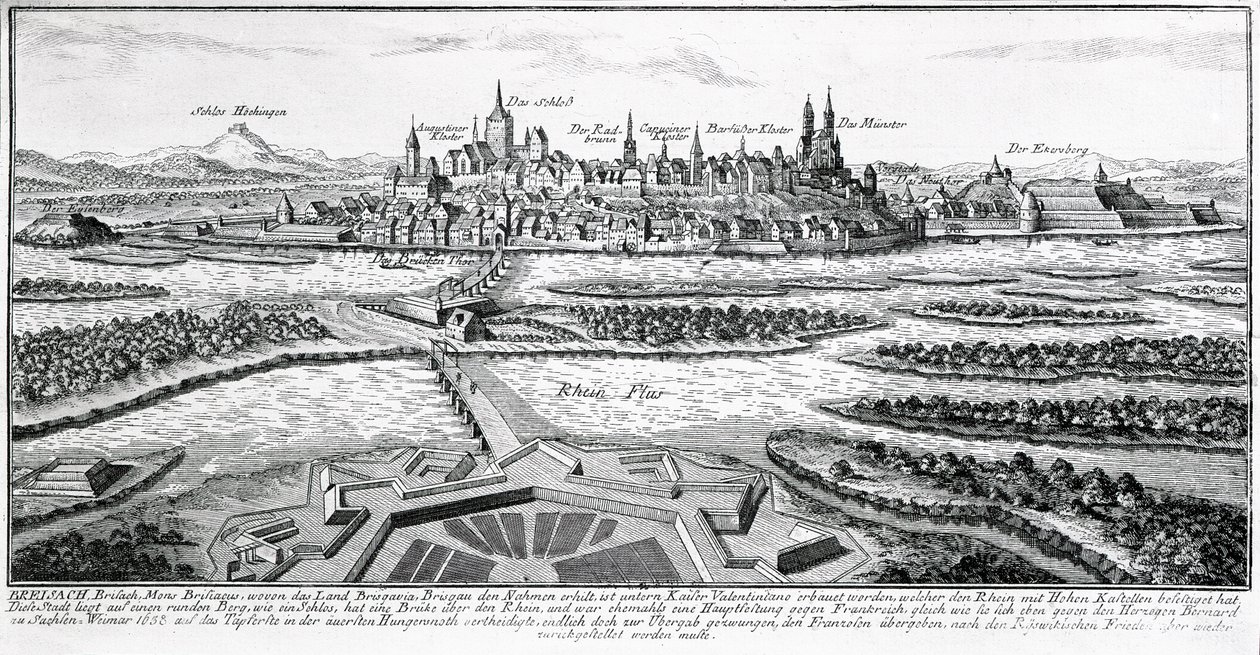 Breisach（蚀刻画 作者 德国学校