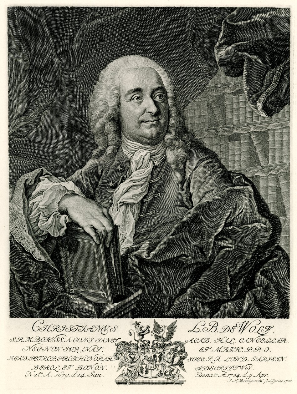 Christian Baron von Wolff 作者 德国学校