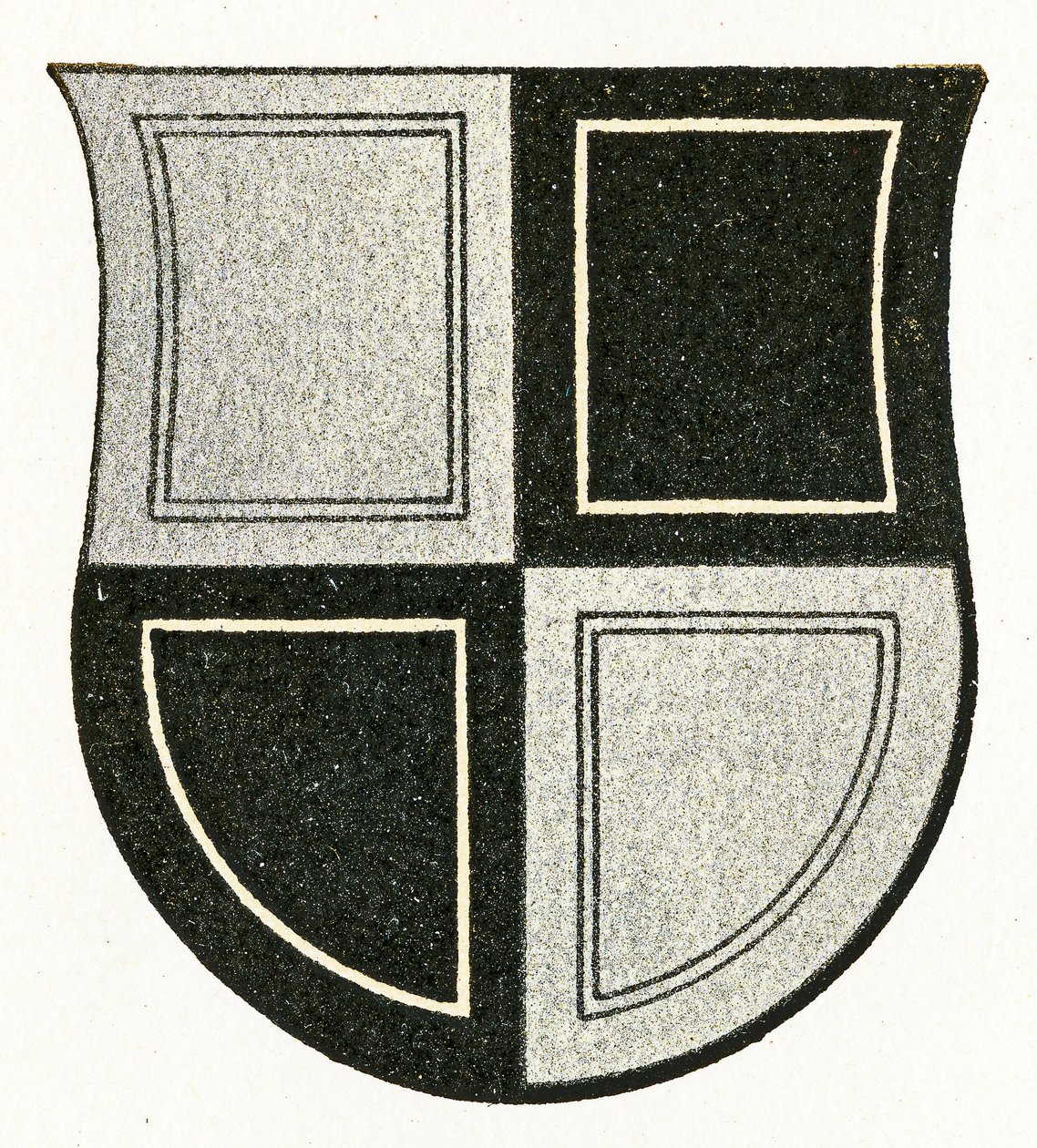 Zollern（Hechingen）的徽章，c.1898 作者 德国学校