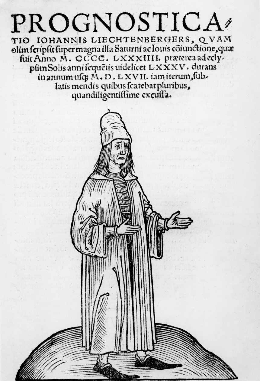 封面图来自Pronosticatio in latino by Johannes Lichtenberger，1526 作者 德国学校
