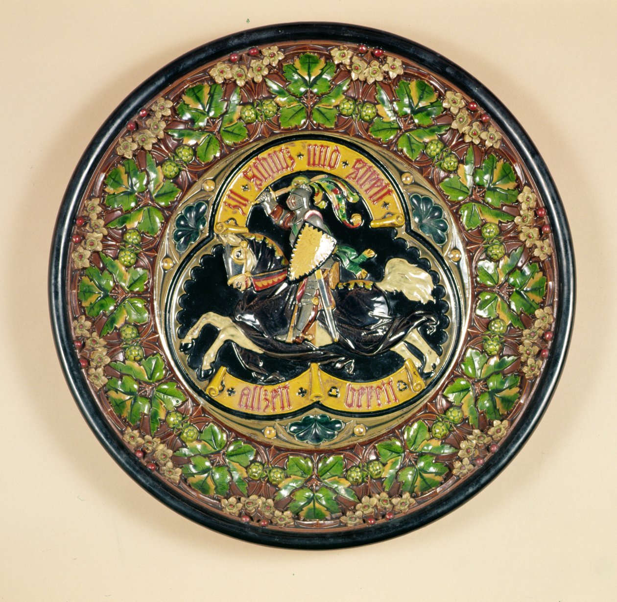1880年汉堡Bichweiler（陶器）的浮雕装饰 作者 德国学校
