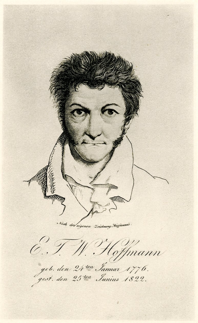 Ernst Theodor Amadeus Hoffmann (1776-1822) 1884-90 (phototype) 作者 德国学校