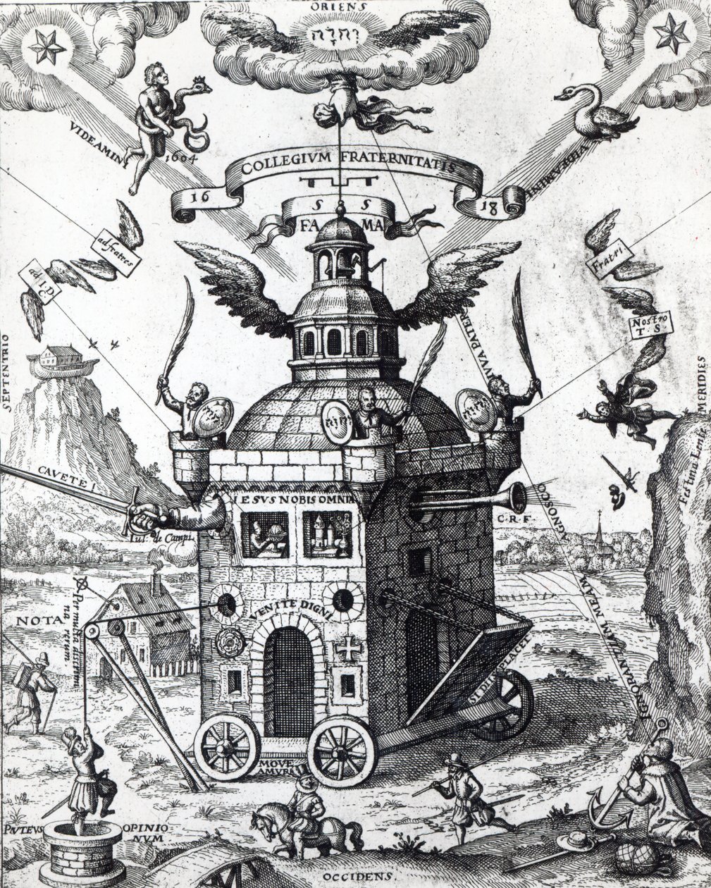 通过提阿Schweighardt，1618名人堂大学博爱的卷首 作者 德国学校
