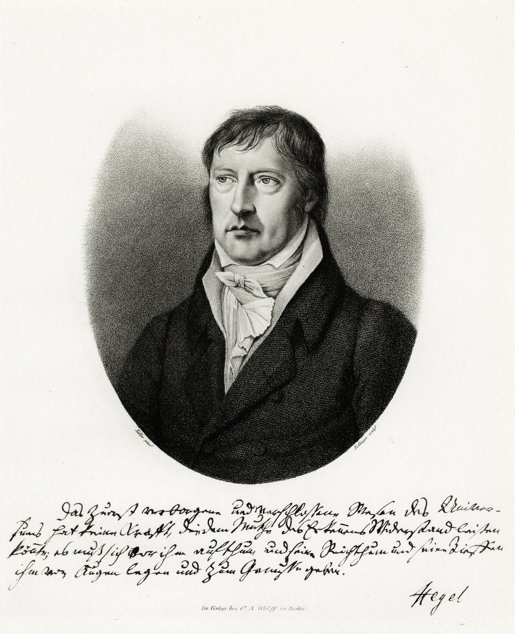 Georg Wilhelm Friedrich Hegel，1884-90（照片型） 作者 德国学校