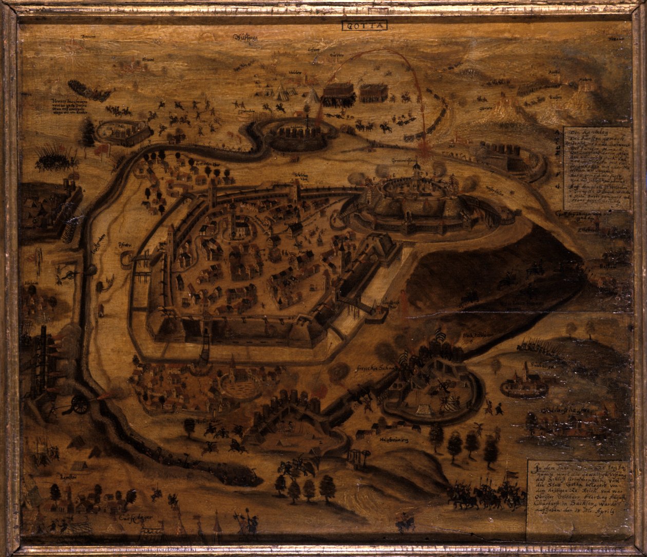 在1567年Grimmenstein的围困期间，哥达 作者 德国学校