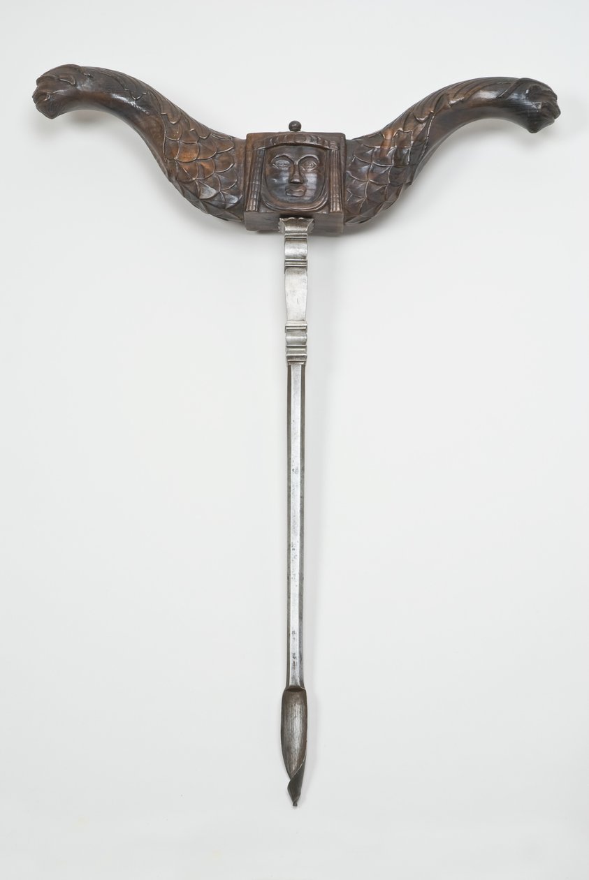 处理螺旋钻，c.1600（梨木和钢）（另见701075-6） 作者 德国学校