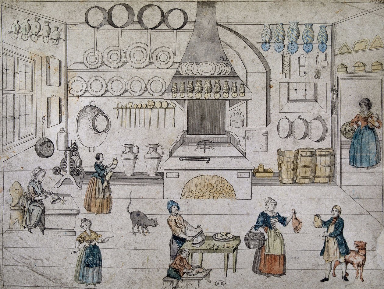 Households in the kitchen, Germany 作者 德国学校