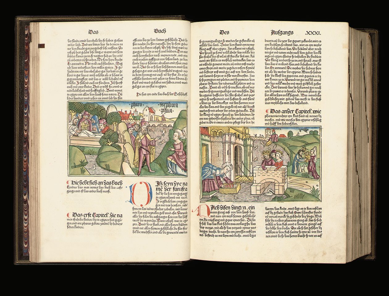 第9版德语圣经的照明副本，安东·科伯格，纽伦堡，1483年 作者 德国学校