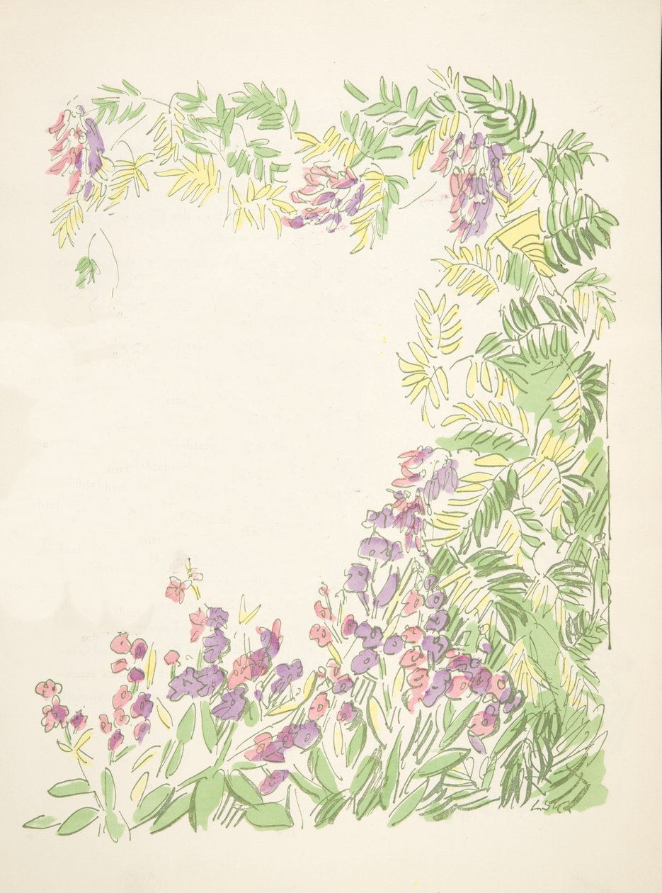 插图来自 Styl，pub.1922（pochoir 打印） 作者 德国学校