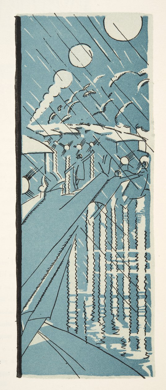 插图选自《Styl》，1922 年出版（pochoir 印刷品） 作者 德国学校