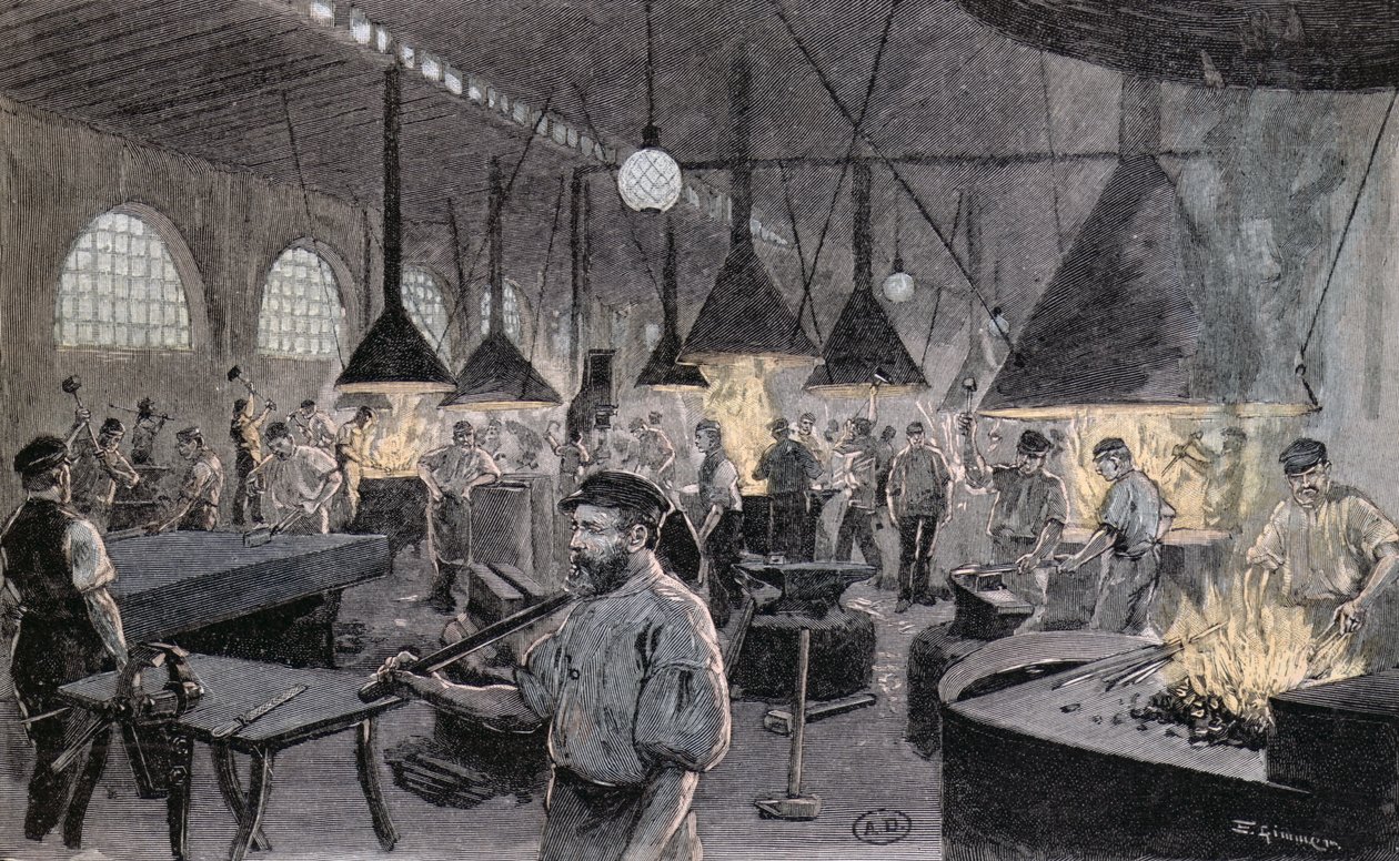 帝国码头在基尔，德国，c.1900 作者 德国学校