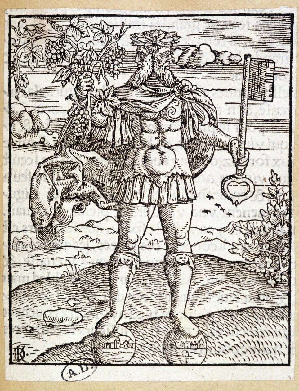 Janus（一只手拿着钥匙，另一只手拿着藤蔓）——德国 作者 德国学校