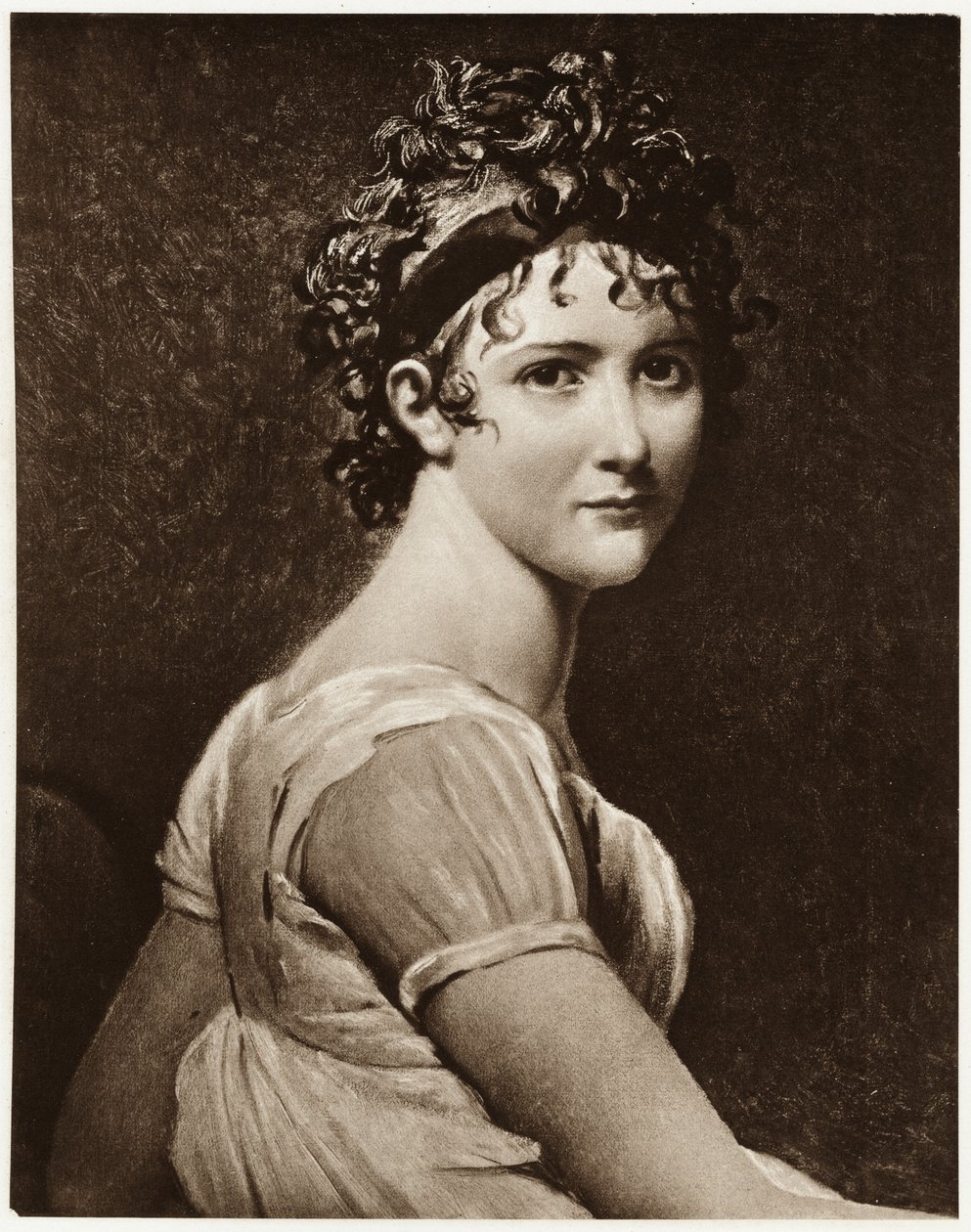 JeanneFrançoiseAdelaideRecamier，1884-90（照片型） 作者 德国学校