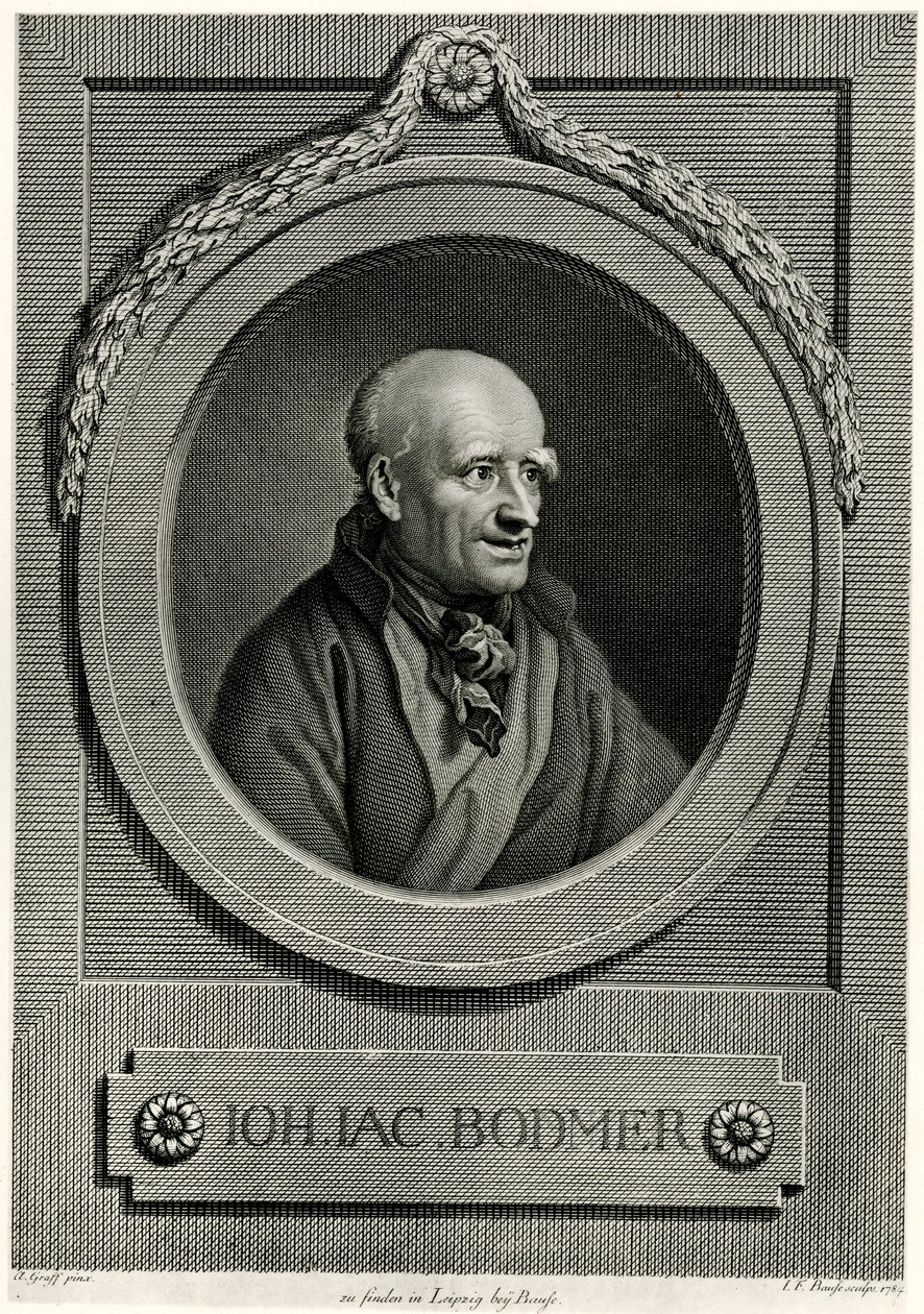 Johann Jacob Bodmer 作者 德国学校