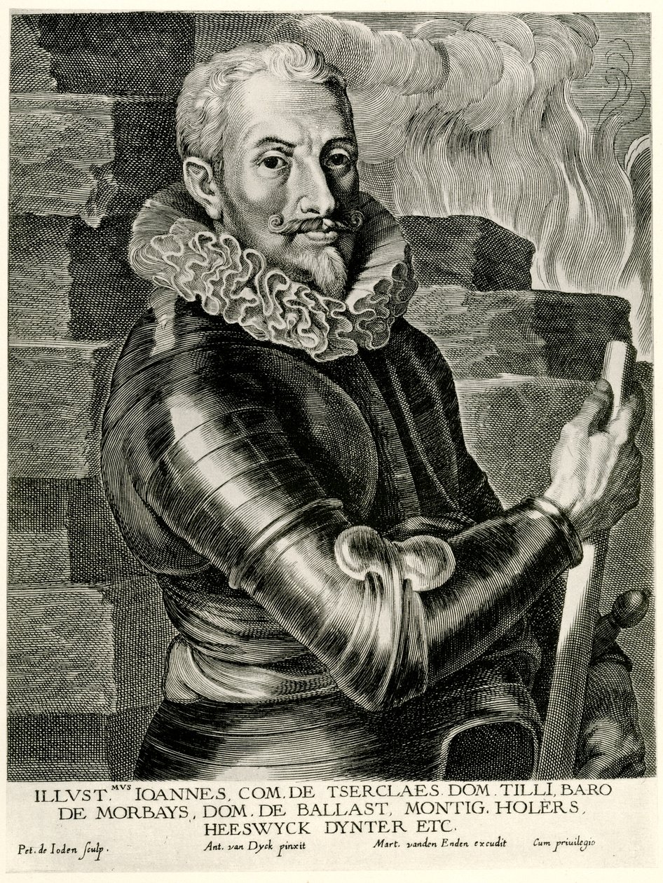 Johann Tserklaes Tilly伯爵 作者 德国学校