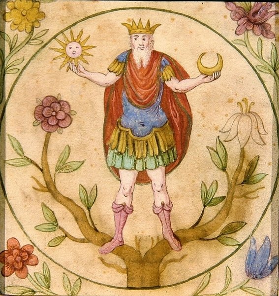 朱庇特，约1605年（纸上水粉画） 作者 德国学校