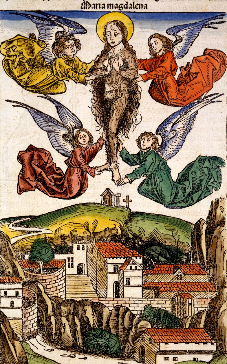 来自Liber Chronicarum的Maria Magdelena，Hartmann Schedel，1493年 作者 德国学校