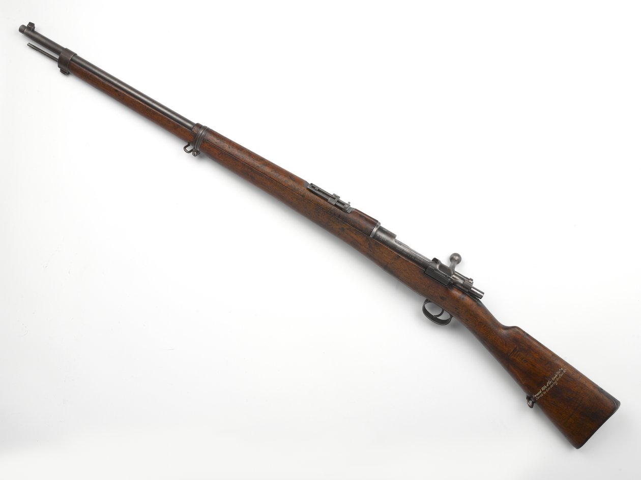 毛瑟 M1896 7.92 毫米螺栓动作步枪 1896 年路易斯博萨将军使用 作者 德国学校