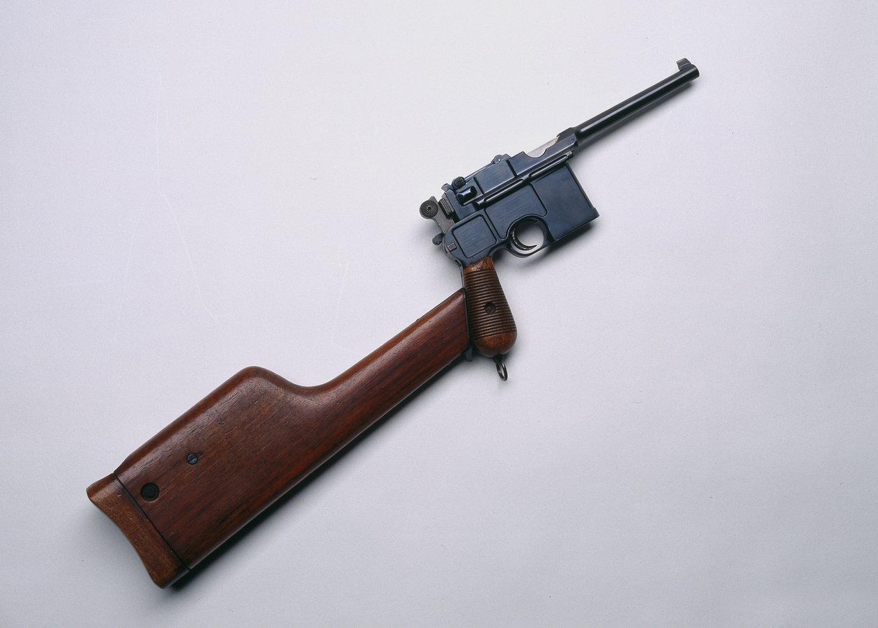 毛瑟自装弹 7.63 毫米手枪 M1896,1898 大约 作者 德国学校