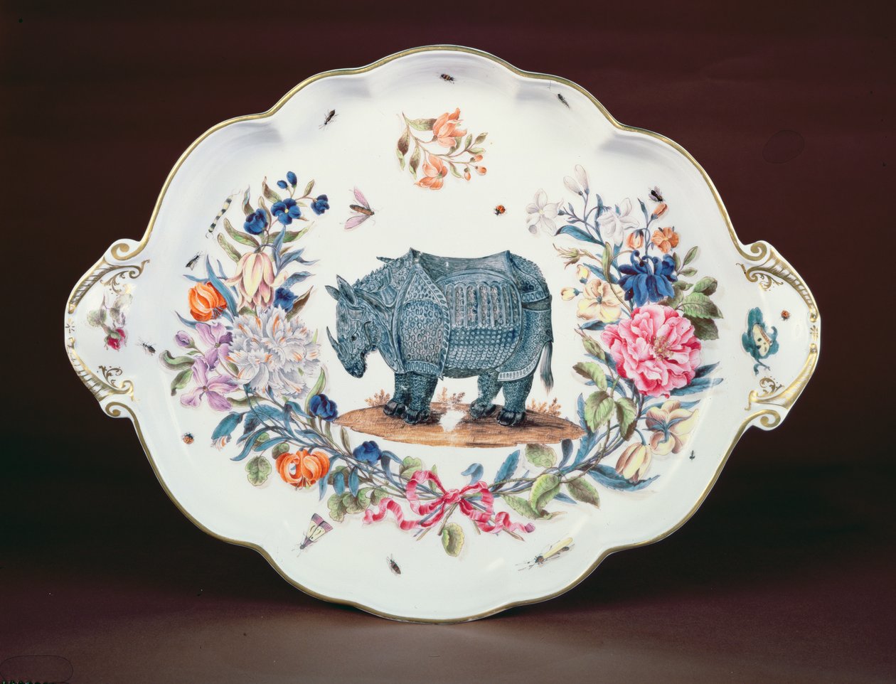 迈森代表诺森伯兰服务中心，c.1745（瓷器） 作者 德国学校