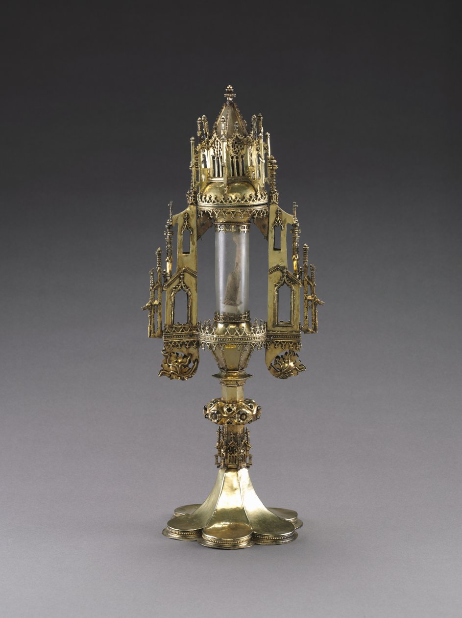 与圣塞巴斯蒂安遗物Monstrance，1484年 作者 德国学校