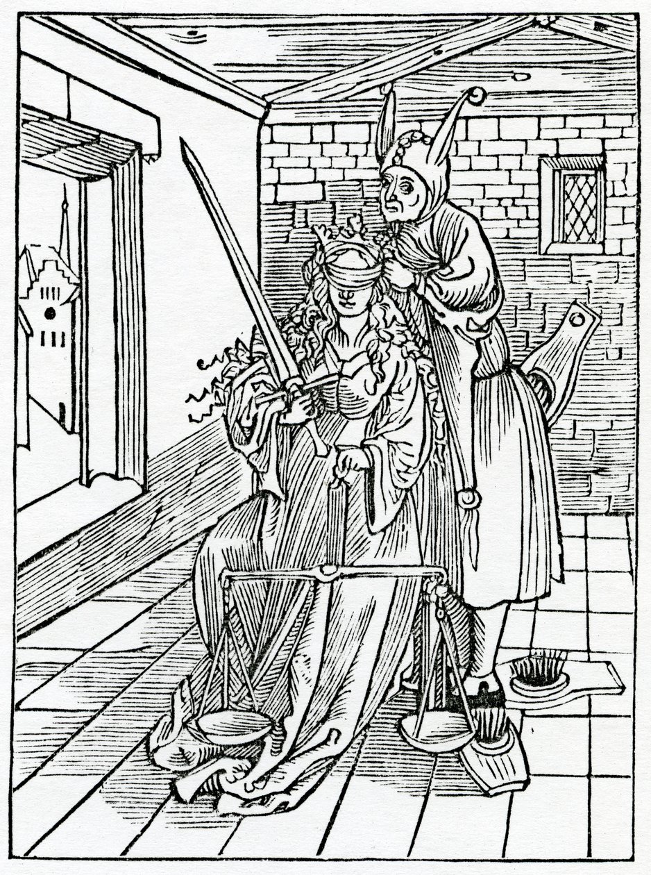 来自亚历山大·巴克莱（Alexander Barclay）的英文译本“愚人船”（The Ship of Fools）的插图，来自1874年出版的版本 作者 德国学校