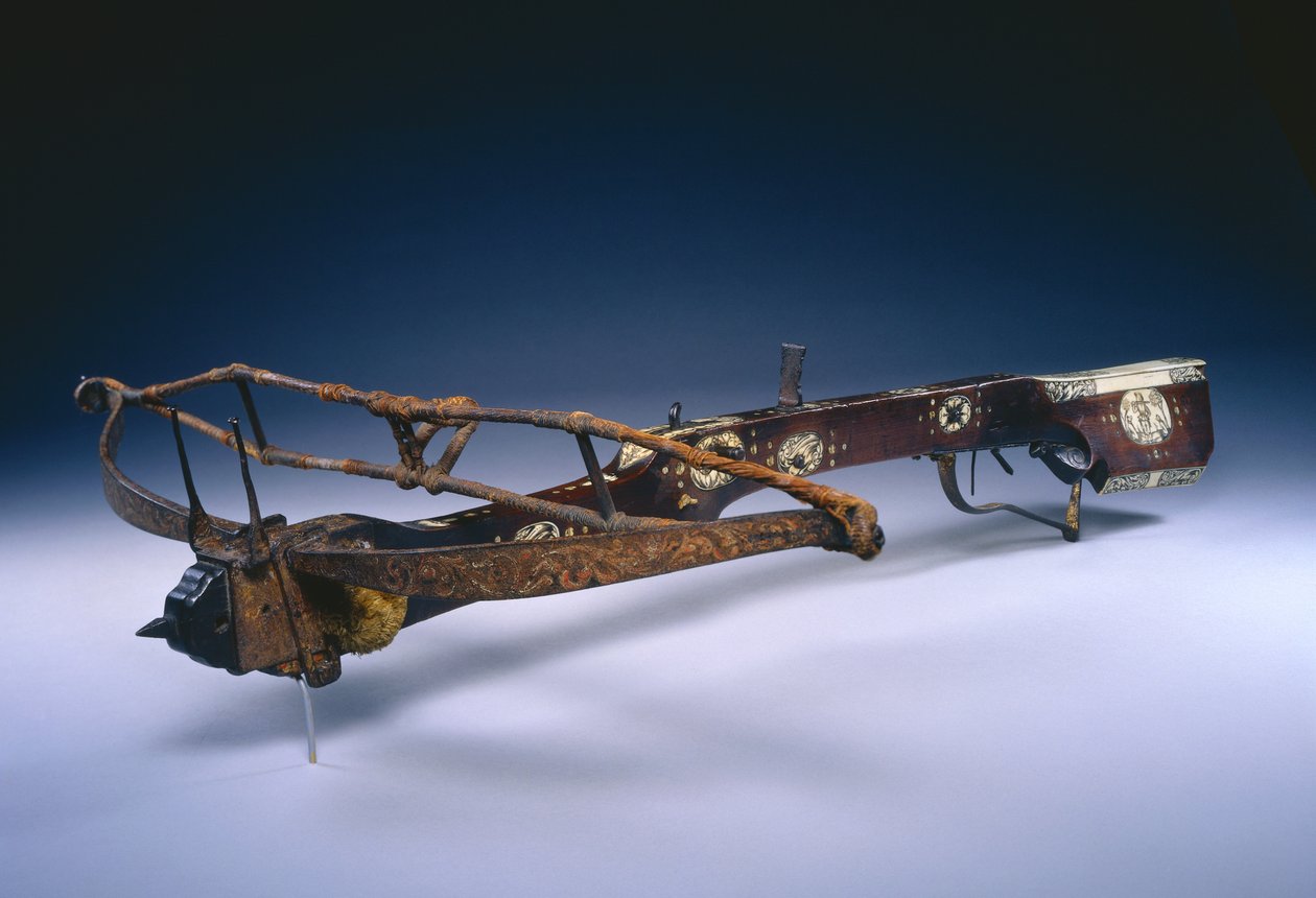 颗粒cross（木材，鹿角，亚麻和钢） 作者 德国学校