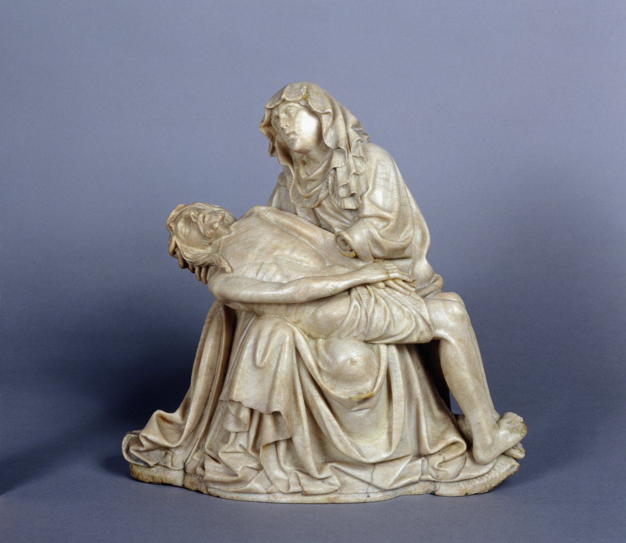 Pieta，c.1430（alabaster） 作者 德国学校