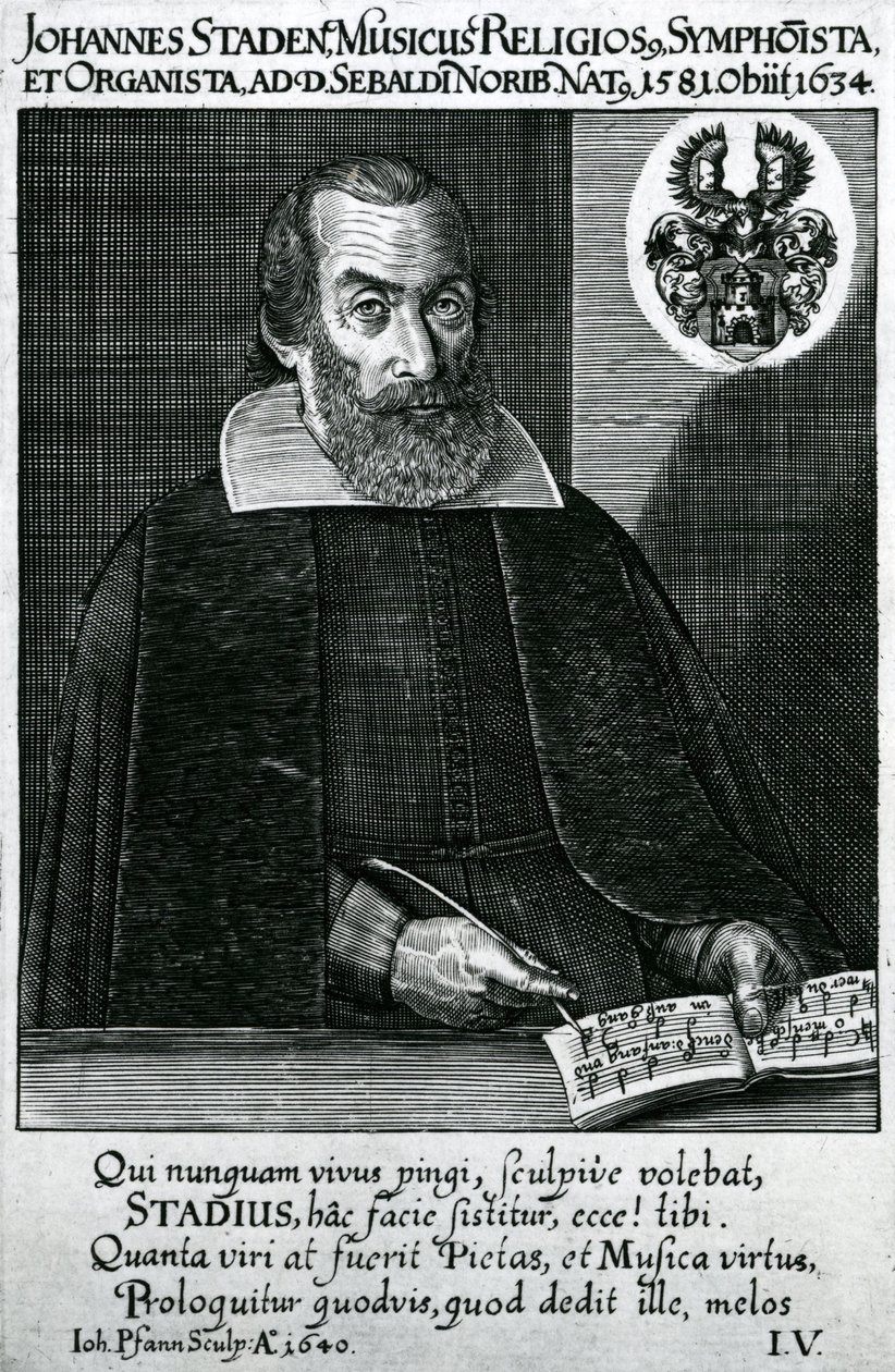 约翰-斯塔登（1581-1634）的画像 作者 德国学校