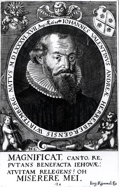 1616年8月17日，由Iorg Rijmmel雕刻的Herrenberg和Wurtemberg的Johann Valentine（b.1586）的肖像 作者 德国学校