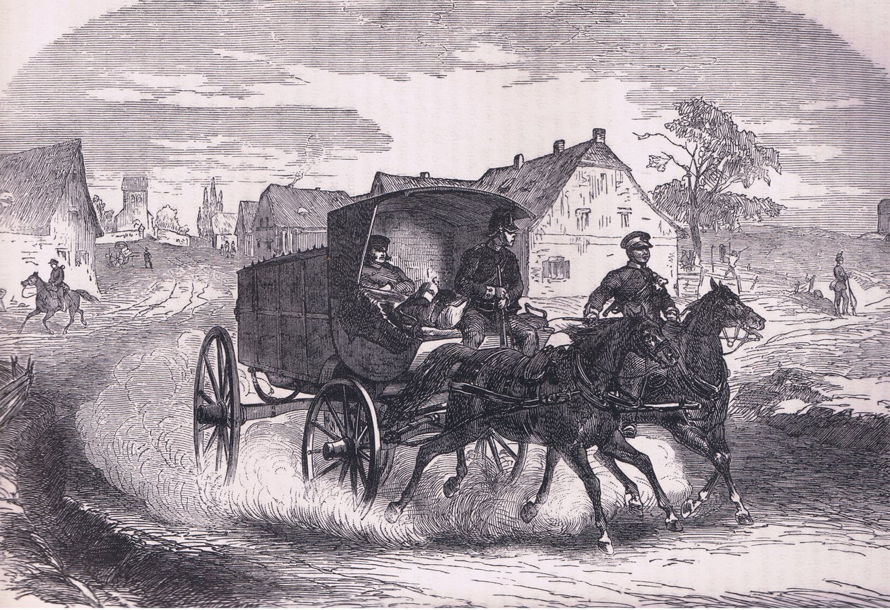 Prussian military post, Cassells History of the War between France and Germany published by Cassell and Company Limited, c.1890 (litho) 作者 德国学校