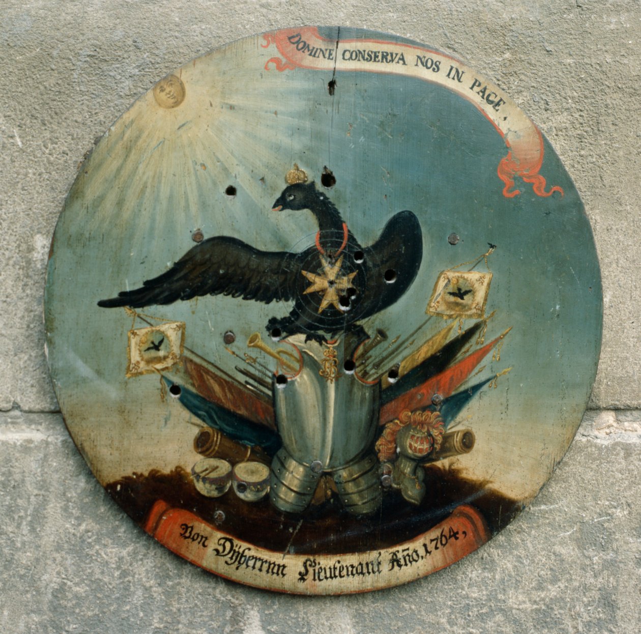 普鲁士军官的盾牌，1764年（漆木） 作者 德国学校