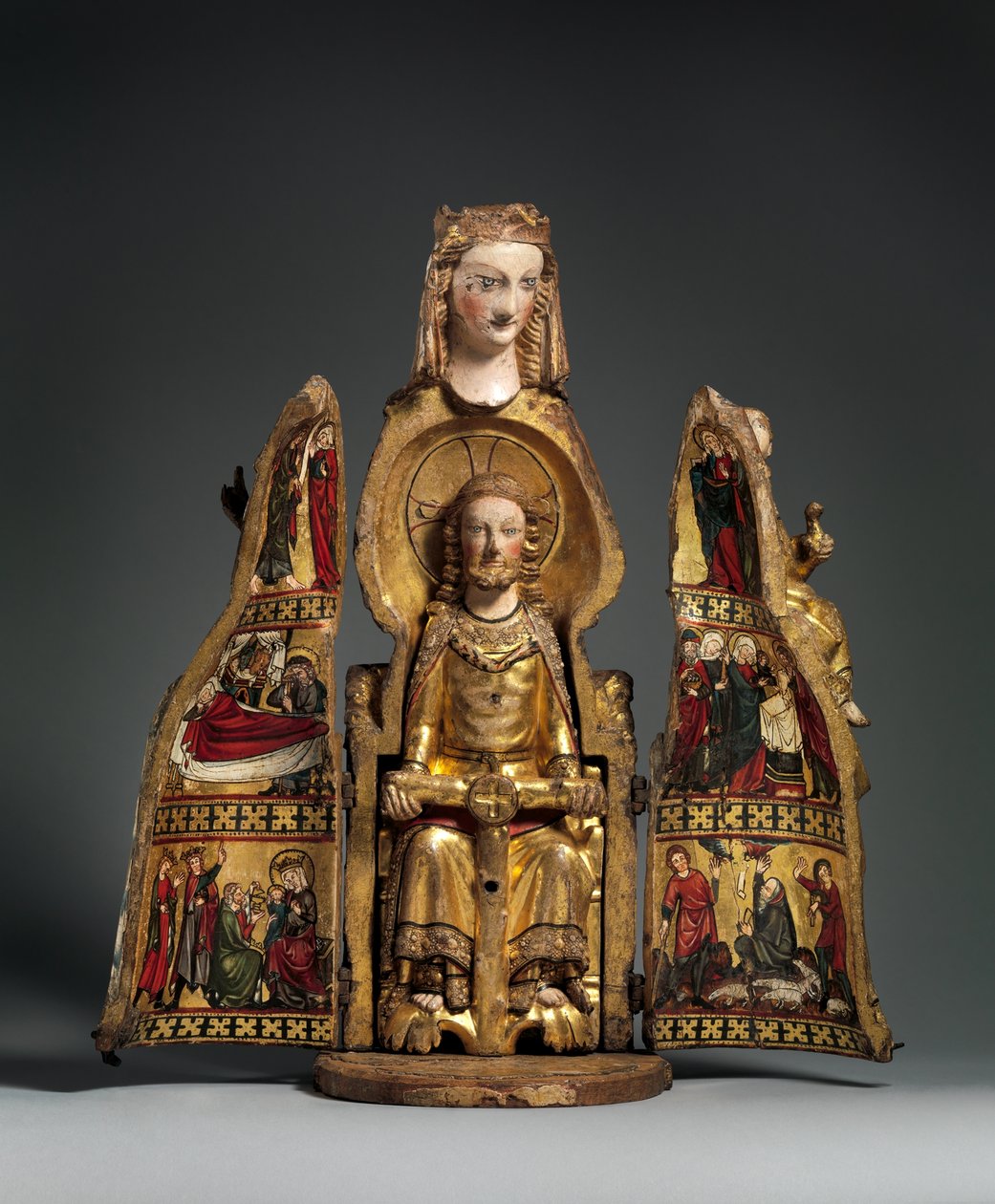 圣母神殿，约1300年（镀金木） 作者 德国学校