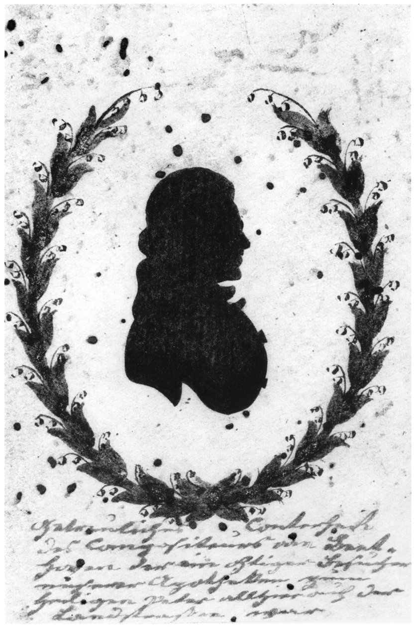 路德维希·范贝多芬的剪影（1770-1827） 作者 德国学校