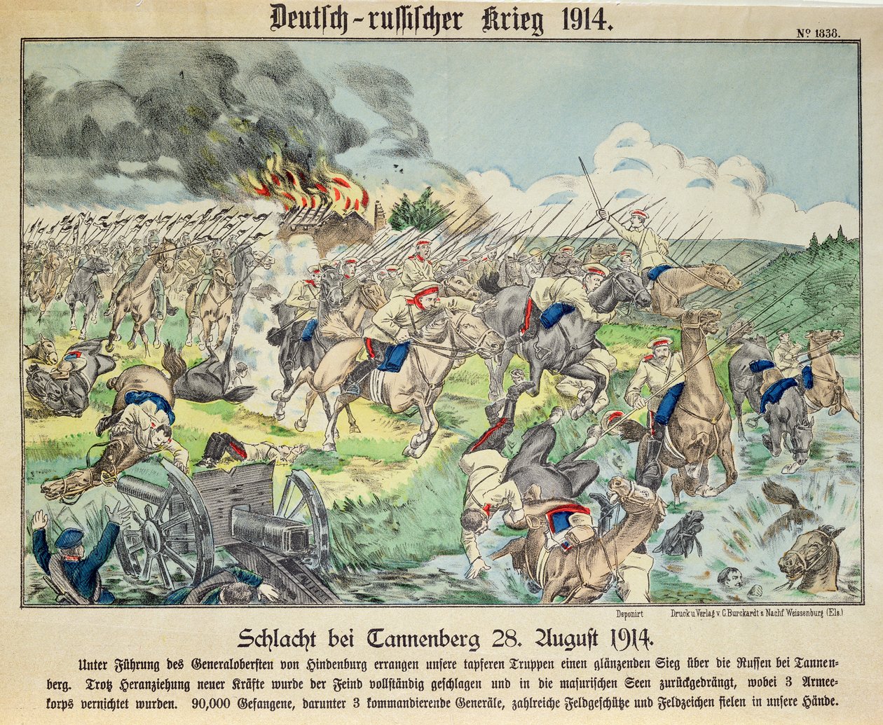 Tannenberg战役，1914年8月24日 作者 德国学校