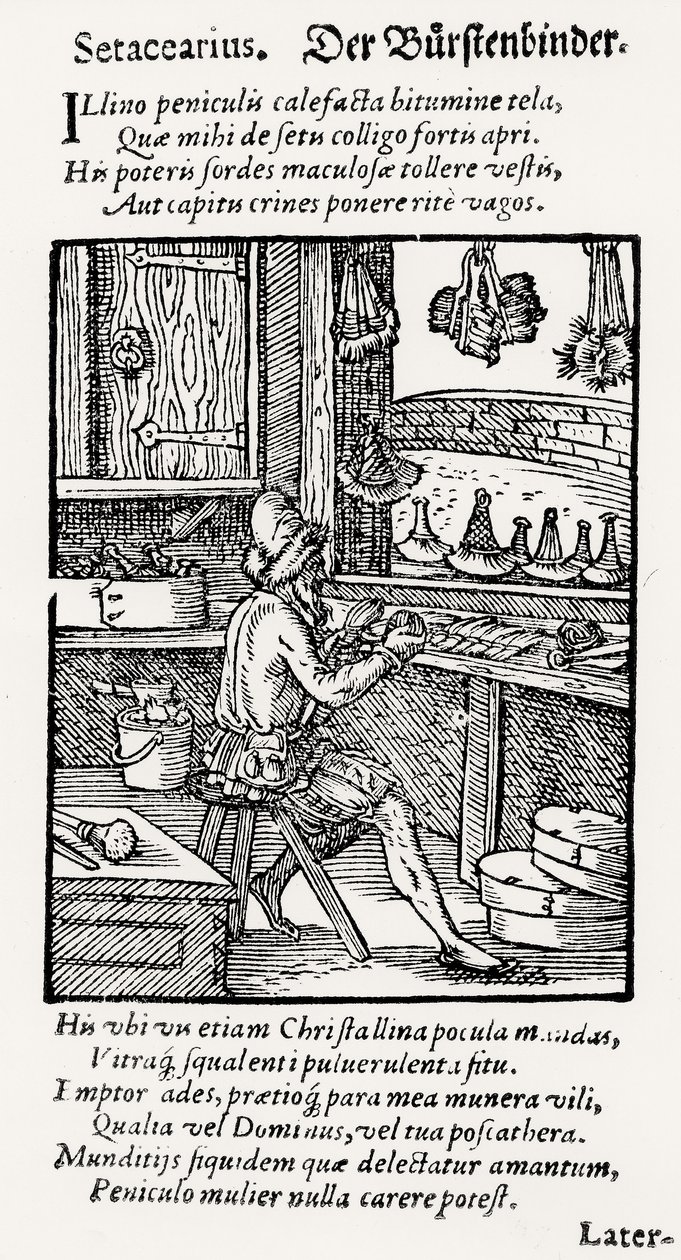 The Bristle Maker，由Hartman Schopper出版 作者 德国学校