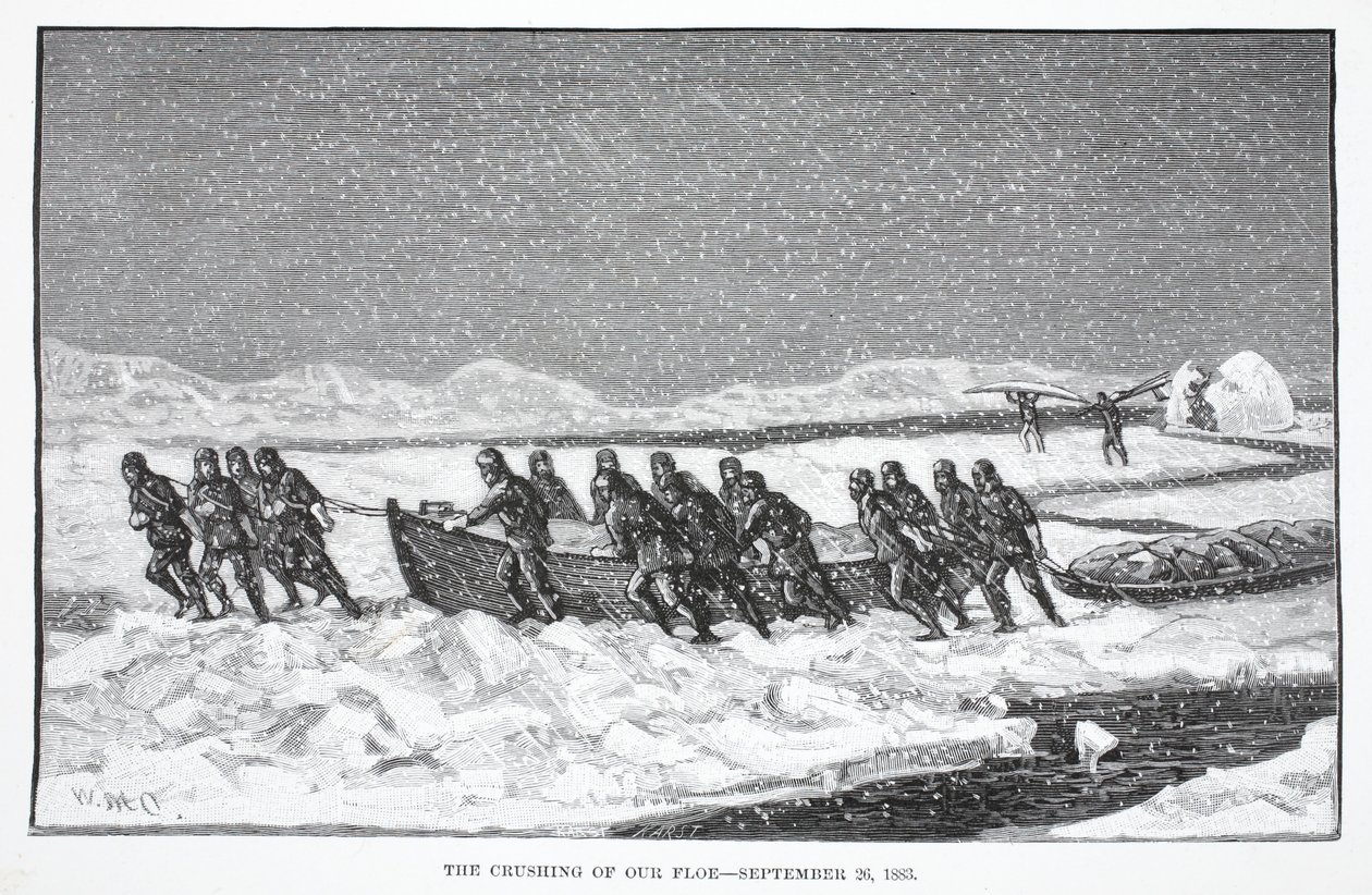 粉碎我们的浮冰，1883年9月26日，酒吧。伦敦1886年 作者 德国学校