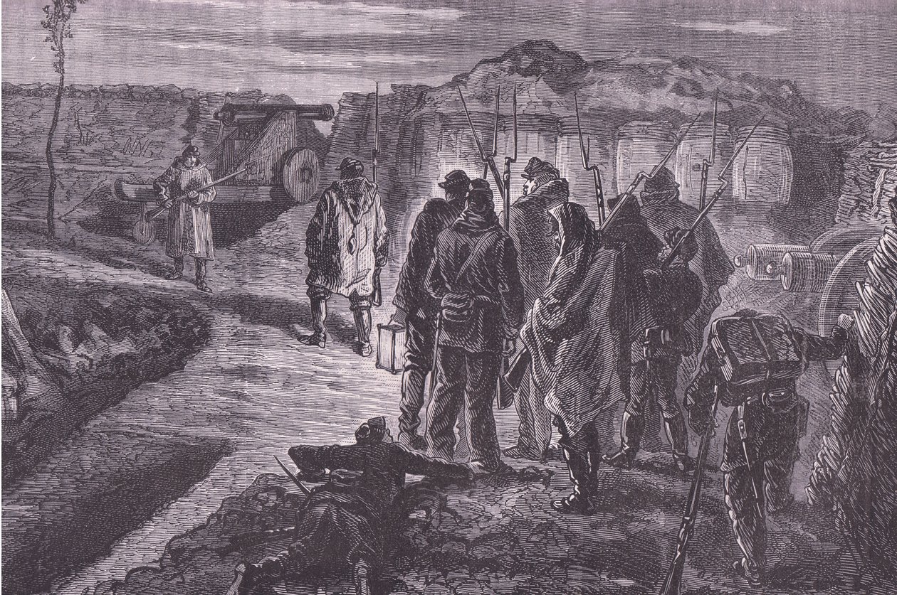 Upon the ramparts, Cassells History of the War between France and Germany published by Cassell and Company Limited, c.1890 (litho) 作者 德国学校