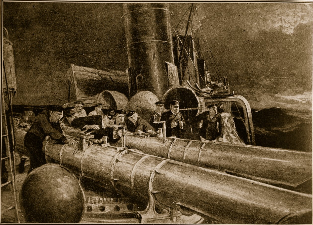 随着德国海军离开Skager Rack，1914-19 作者 德国学校