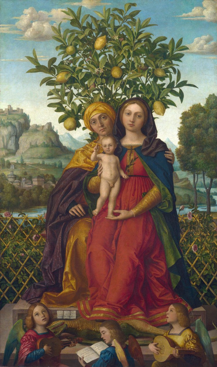 Girolamo dai Libri (1474-1555) The Virgin and Child with Saint Anne Oil on canvas ca 1510-1520 National Gallery, London 158,1x94 作者 Gerolamo dai Libri