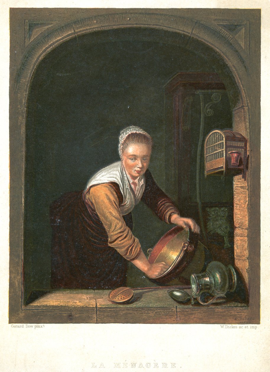 The Menagere，c1630-1670 作者 葛瑞特窦