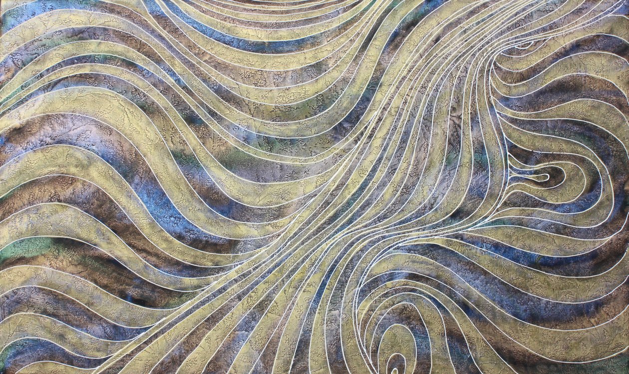 旅程 253，《佛袍中》，2009 年（布面丙烯画） 作者 