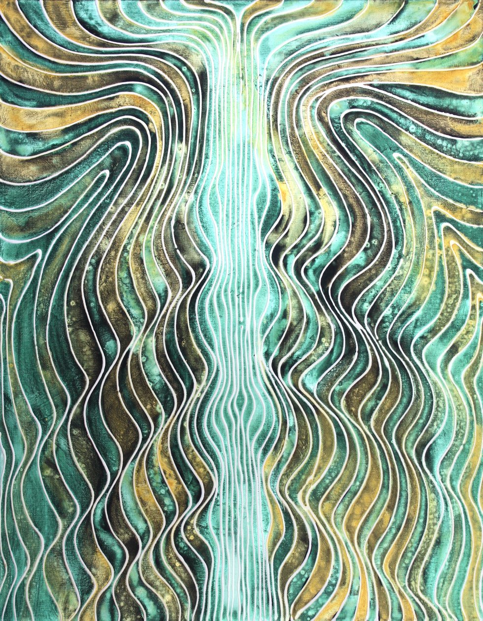 旅程 272》，2010 年（丙烯酸画布） 作者 