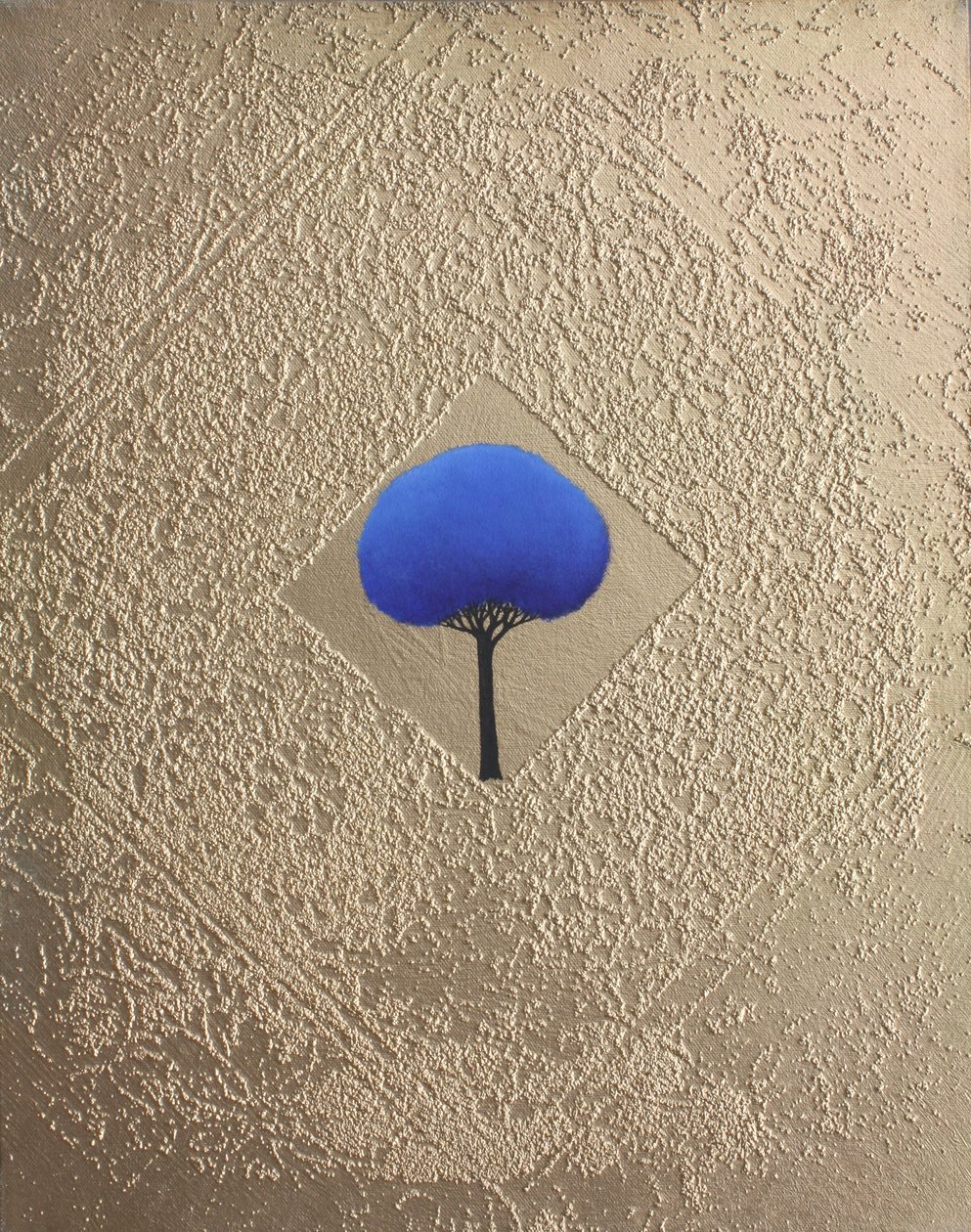 国王的生命之树，2003 年（沙和丙烯酸画布） 作者 