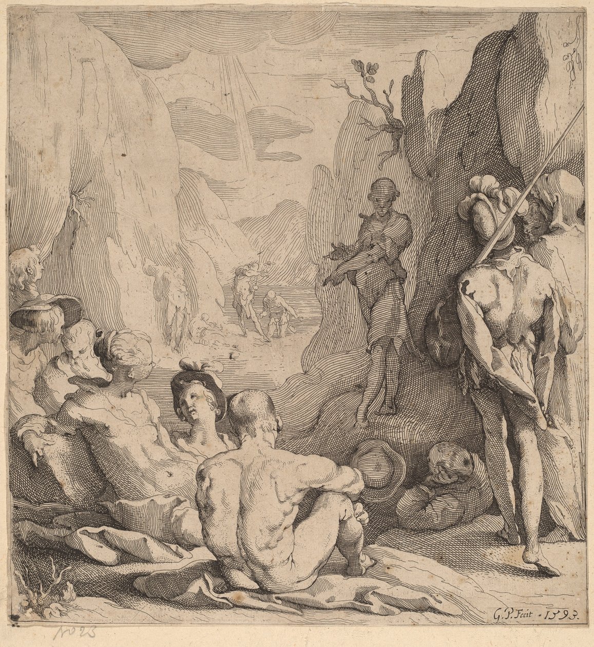 施洗约翰, 讲道 作者 Gerrit Pietersz Sweelinck