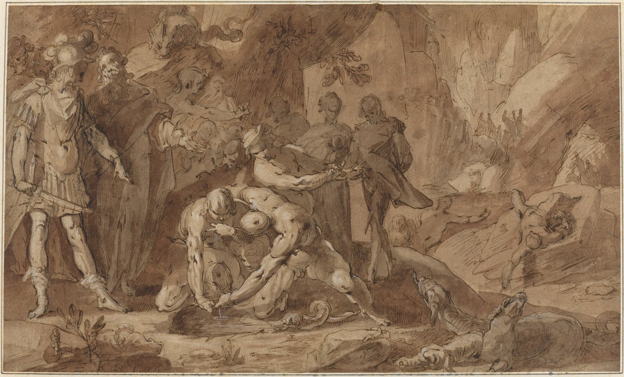 奥德修斯和泰瑞西阿斯 作者 Gerrit Pietersz Sweelinck
