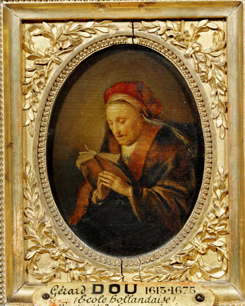 Femme agee: la mere de Rembrandt ... 作者 Gerrit 或 Gerard Dou