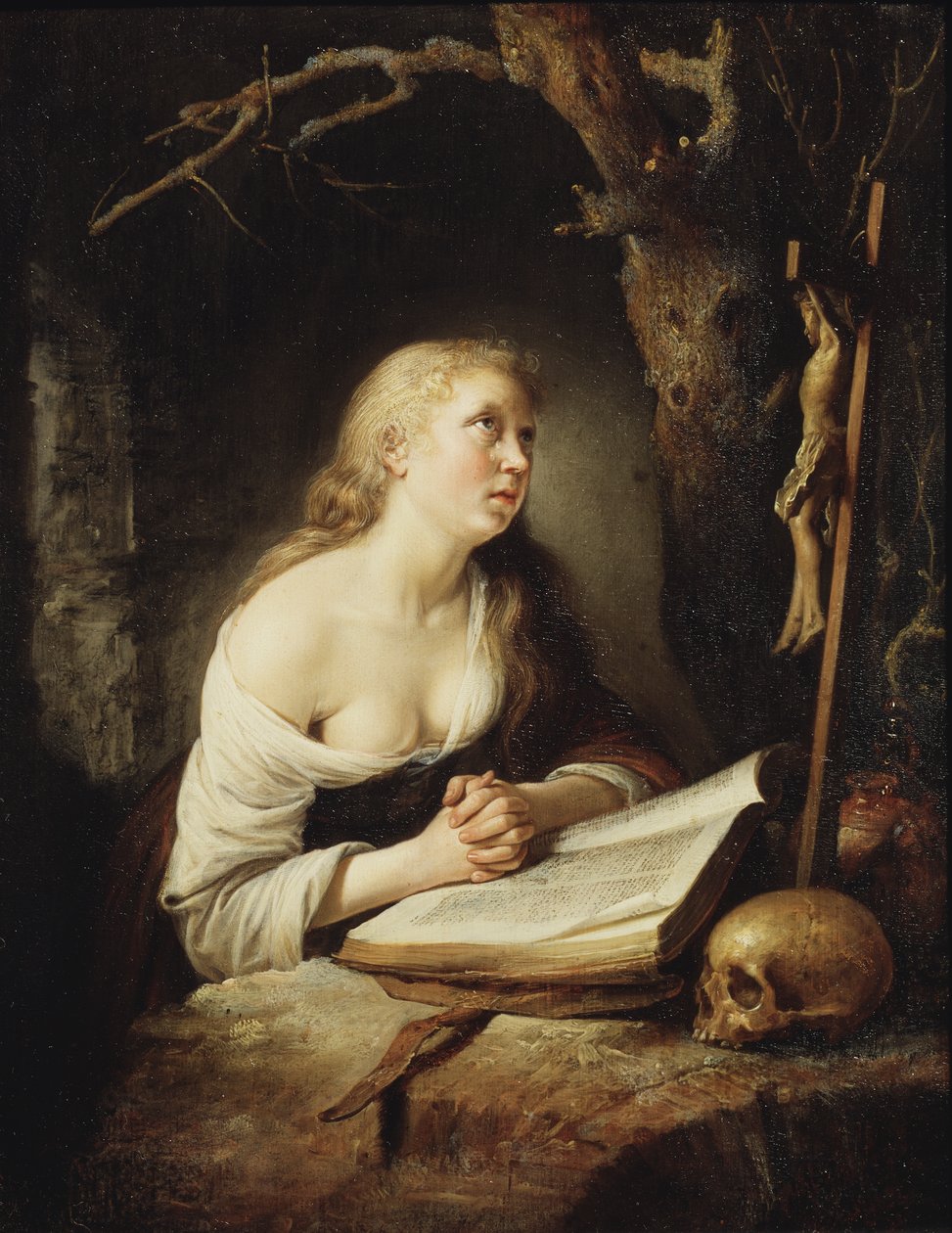 Penitent Magdalen，c.1650-65 作者 葛瑞特窦