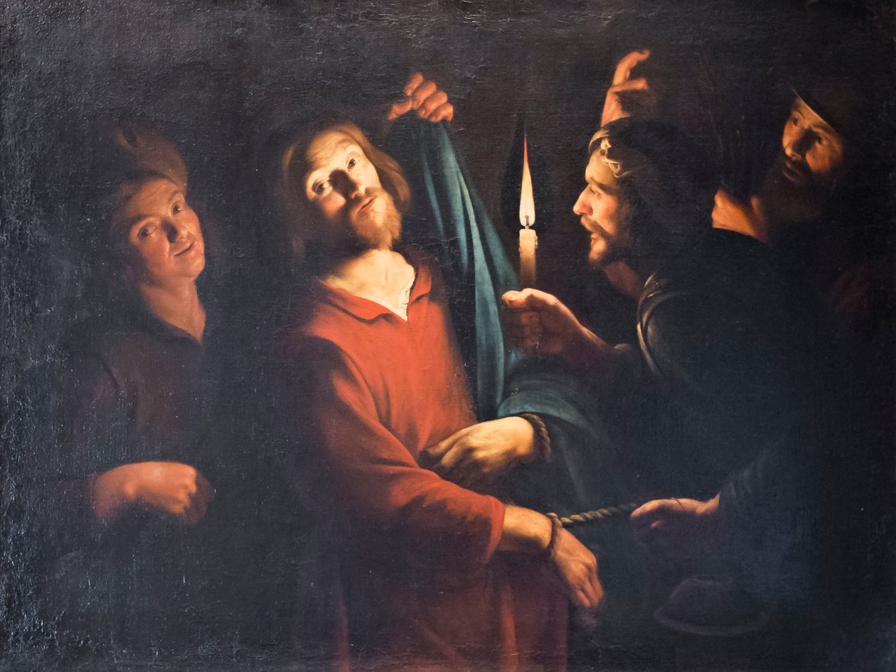 接受基督 作者 格里特·范（Honthorst 的追随者）